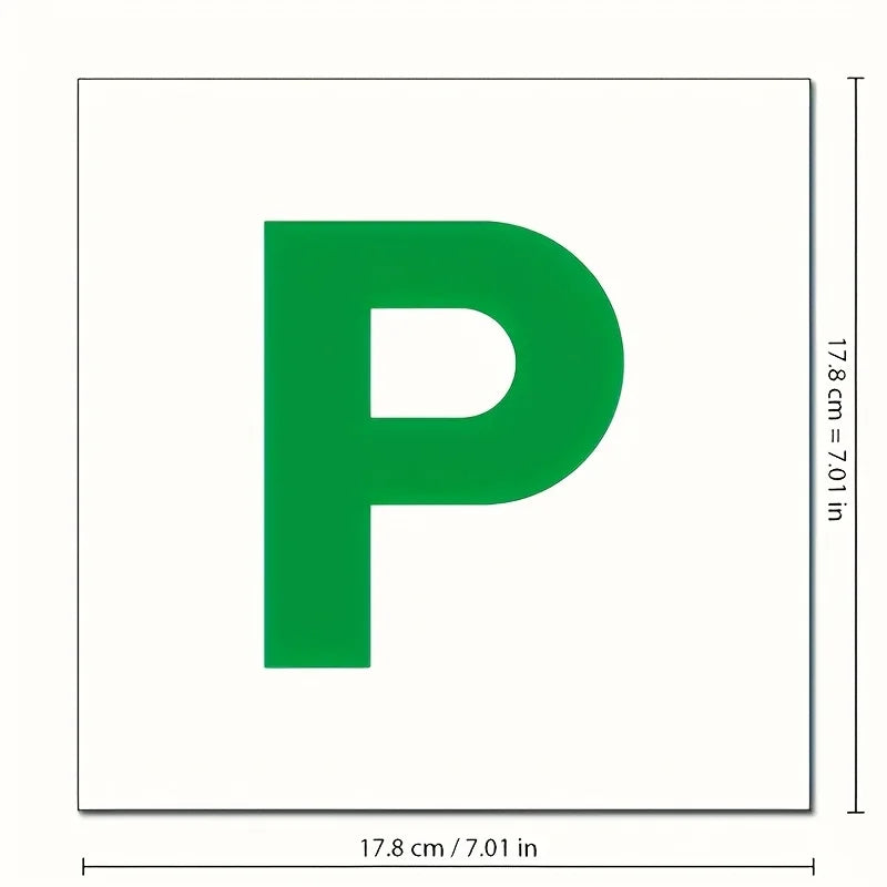 P plate size: 17.8 × 17.8 cm (supplier measurements)