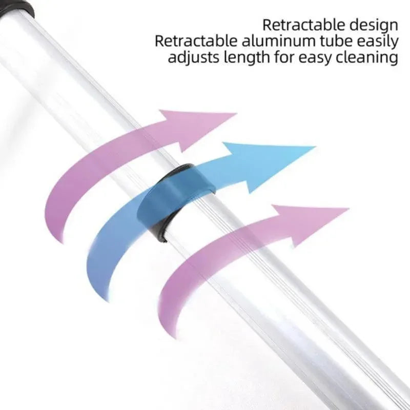 Retractable aluminium handle