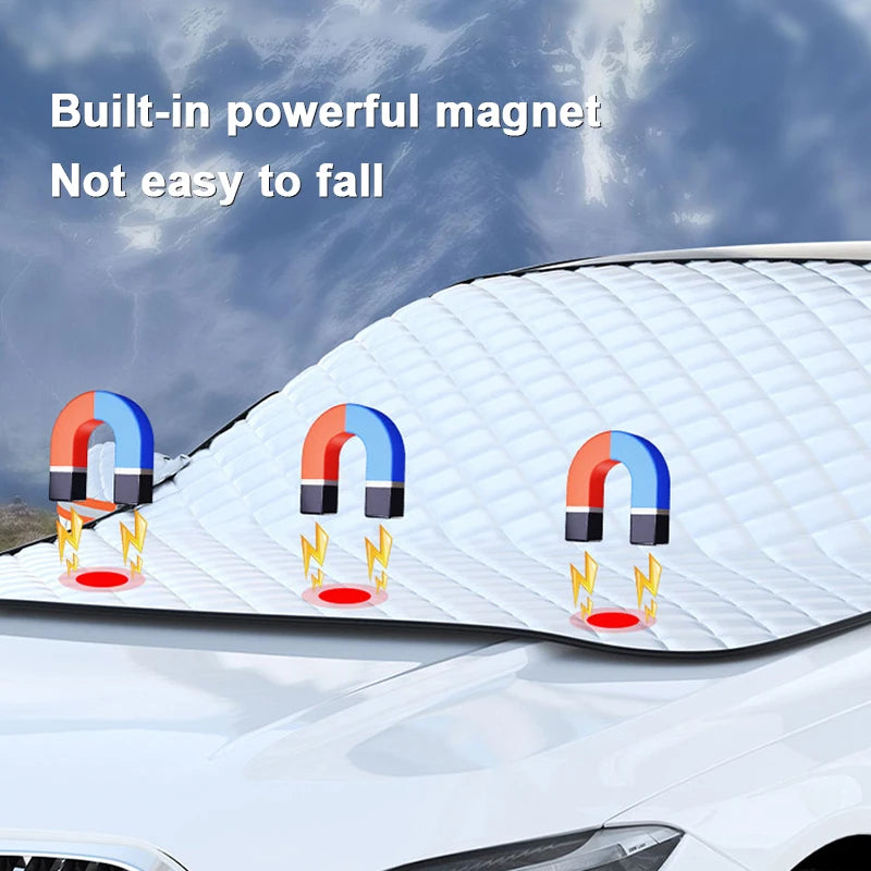 Magnetic windscreen frost cover – supplier photo 3