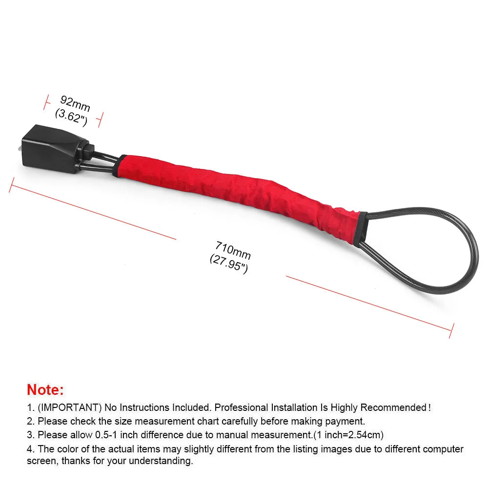 High-visibility steering wheel lock – supplier photo 5