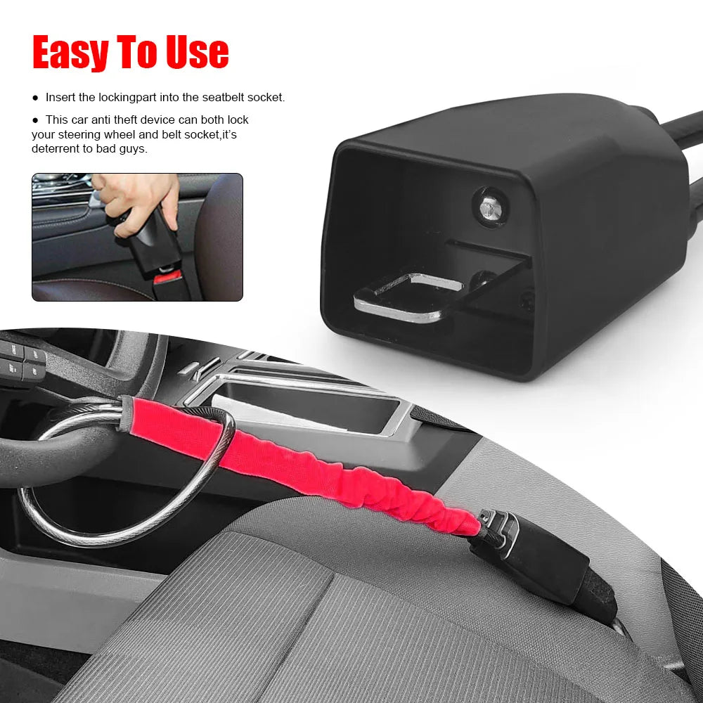 High-visibility steering wheel lock – supplier photo 2